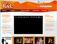 Tablet Screenshot of hoyesrock.com